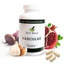 M.D. Vascular - Experto Suplemento Formulado - Objetivos de Wellness Vasculares - Flujo adecuado, Números, Balance - Ajo potente, Ginger, L-Arginina, Pomegranate - 120 cápsulas (Pack of 1)