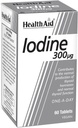 Asistencia sanitaria 300mcg Tablas de yodo - Pack de 60 Tablas