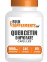BulkSupplements.com Cápsulas de Dihidrato de Quercetina - Suplementos de Quercetina, Antioxidantes Suplemento - 4 Cápsulas por Ser, 240 Conde (Pack of 1)