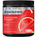 KEY NUTRIENTS Multivitamin Electrolytes Powder No Sugar for Recovery - Refreshing Watermelon Electrolyte Powder - Hidration Powder - Sin Calories, Gluten Free Electrolytes Powder - 90 Servings