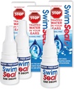 SwimSealTM Pro 3-Pack All Natural Swimmer's Ear Drops for Daily Use Más que las gotas de alcohol o los tapones. La solución para tus oídos para toda la exposición al agua para todas las edades.