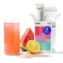 Calm Drink Mix - Relax Aid with Magnesium, Ashwagandha, L-Theanine, " Vitamina D - Soporta la Regulación del Cortisol y el Mood para Hombres " - Watermelon Lemonade Flavor 7 Sticks