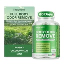 Body Deodorizing Supplement, Natural Internal Odor Control Pills for Men &amp; Women, Chlorophyll Capsules for Skin, Breath, and Gut Health (60 Capsules)
