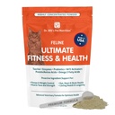 Dr. Bill’s Feline Ultimate Fitness &amp; Health ← Cat Multivitamin Powder - Suplemento diario ← Control de peso, articulación, cerebro, corazón &amp; inmuno Apoyo latitud Omega 3s, Collagen, vitaminas B, Taurina, Aminoácidos