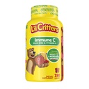 L'il Critters Kids Immune C Gummy Supplement with Vitamin C, Zinc and Vitamin D3 for Immune Support, 190 ct (95-190 day supply), 4 deliciosos sabores de la marca de vitaminas número uno de América