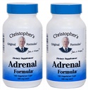 Fórmula original de Christopher Fórmula Adrenal para soporte de estrés - Complementos de soporte de Adrenal - Gerente de cortisol natural - Pack de 2