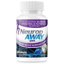 NeuropAWAY Nerve Support PM, con R-Alpha Lipoic Acid to Help Provide Nerve Relief in as Little as 5 Days, Acetyl-L-Carnitine, Theanine, Melatonin, and Methylcobalamin, 60 Capsules