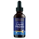 Vitaminas Rx Hepato líquido Soporte para perros &amp; gatos - Suplemento de soporte para hígado con cardo de leche para perros (Silymarin &amp; Silybinin) y vitamina B - Bacon Flavor (4oz)