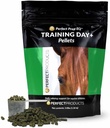 Prepa perfecta EQ Training Day+ Pellets Show Safe Horse Calming Suplemento (3 lb)