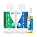 Beam Minerals Micro-Boost Humic Mineral Blend &amp; Electrolyze Liquid and Insta-Lytes Natural Liquid Electrolytes 2oz
