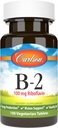 Carlson - B-2, 100 mg Riboflavin, Producción de Energía, Apoyo Visión y Esquí saludable, 100 tabletas vegetarianas