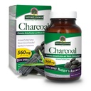 Respuesta de la naturaleza Charcoal Activado 90-Capsules Silencio Naturalmente Promueve la desintoxicación y la eliminación de residuos TEN Vegan, Gluten " Alcohol-Free, No Preservatives ← Single Count