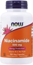 AHORA Alimentos - Niacinamida 500 mg 100 caps (Pack de 4)