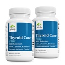 Terry Naturally Thyroid Care Plus - Suplemento de Ayuda Tiroides - Suplemento dietético para la energía y el cabello saludable - Suplemento con L-Tyrosine &amp; Selenium - 60 cápsulas (2 Pack)
