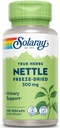 SOLARAY Nettle Leaf Freeze Dried, Veg Cap (Btl-Plastic) 300mg tención 100ct