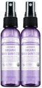 Dr. Bronner's - Orígen de Saneamiento de Manos Orgánicas (Lavanda, 2 onzas, 2-Pack) - Fórmula simple y eficaz, limpia " saneamiento, sin productos químicos, hidrata y limpia las manos
