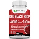 Levadura roja Extracto de arroz 1400mg Suplemento 180 Conde Ø Mantener los niveles saludables del colesterol ¦ Apoya la circulación cardiovascular y sanguínea para el corazón sano, la digestión, la gestión del peso " Salud general