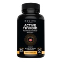 Apoyo a la tiroides: potente mezcla de Ashwagandha, yodo, selenio, magnesio, zinc, vitamina B12 &amp; Más para la salud óptima - 60 cápsulas