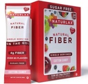 Naturales Cotton Candy Flavored Psyllium Husk, 24 paquetes de fibra