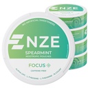 NZE Caffeine Free Nootropic Pouches (Spearmint) - Nootropic Pouches with Alpha GPC, L-Tyrosine &amp; L-Theanine - No Sugar or Artificial Sweeteners - 15 Nicotine Free Pouches Per Can - 5 Pack