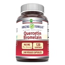 Increíble Nutrición Quercetina 800 Mg con Bromelain 165 Mg Veggie Capsules Suplemento ← No-GMO Silencio Gluten Libre Silencio Hecho en EE.UU.