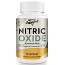 Suplemento de óxido nítrico para hombres - Precursor y Fitonutrient Blend for Energy, Oxygenation, and Blood Pressure (1 Pack)