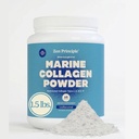 Principio Zen Peptides de Collagen Marine Powder 1.5 lb. Pescado salvaje, no OGM. Admite la piel sana, el pelo, las articulaciones y los huesos. Tipo 1 &amp; 3 Proteína. Aminoácidos. Sin sabor, fácil de mezclar.