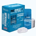 PetEyez Veterinario Fórmulada Solución para perros &amp; gatos - Limpiador de desodoración hipoalergénica para eliminar la mugre, la descarga y la costra de los oídos, los ojos, las patas &amp; la mantequilla - 100 cuerdas