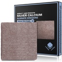 EVERLIT AG Silver Calcium Alginate Wound Dressing ← Absorbent Non-Stick Sterile Dressing Pad ← Gentle Gauze with Natural Gelling Fiber for Wound Care
