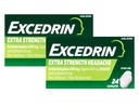 Extra Strength - 24 Caplets, Pack de 2