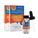 Hyalogic Synthovial Seven Liquid Hyaluronic Acid – Vegan Oral Joint &amp; Skin Supplement, High Molecular Weight, Pure Hydration Support Supplements, 1 oz (2 Pack)