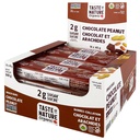 Taste of Nature - Organic 2g Sugar Chocolate Peanut - Low Sugar Snack and Breakfast Bar, High Fiber Energy Bar - 16 Conde Snack Pack
