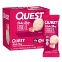 Quest Nutrition Frosted Cookies Twin Pack, Pastel de Fresa, 1g Sugar, 10g Protein, 2g Net Carbs, Gluten Gratis, 16 Cookies