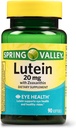 Lutein de Spring Valley con suplemento dietético de Zeaxanthin, 20 mg, 90 conteo
