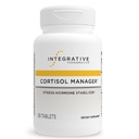 Terapéutica Integrativa Cortisol Manager - Adrenal Health Support Supplement for Healthy Stress Response* - Vegan, Dairy-Free &amp; Gluten-Free - 90 cápsulas (45 piezas)