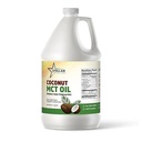 MCT Oil ~ Aceite de coco fracturado ~ Cerebro y combustible corporal de coco; (1 Gallon) ~ Stellar Chemical Corp