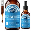 Suplemento de bereberina con canela de Ceylán - Bereberina gotas líquidas con Curcumina Turmérica, canela de Ceylán, Melón de Bitter, Fitooma de Berberina para el sistema de digestión, Immune Health Support -Vegetarian