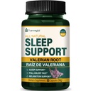 Valerian Root Extract Sleep Support Capsules, Passion Flower Supplement for Better Sleep, Fall Asleep Fast & Relax. Pastillas de Valeriana y Pasiflora para Dormir Profundamente. Cuenta 90