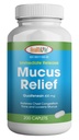 HEALTH LFE Mucus Relief Guaifenesin Caplets 400 mg, lanzamiento inmediato rápido expectorante actuador, Thin y Loosens Mucus, Alivia la congestión de pecho, tos, frío y gripe (Medium, 200 conteo)