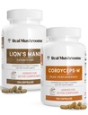 Lions Mane (120ct) y Cordyceps (120ct) Capsules Bundle - Mushroom Supplement for Cognition, Energy and Endurance