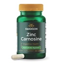 Swanson Ultra Zinc Carnosine (PepZinGI) - 60 cápsulas - Suplemento natural para la salud gástrica, soporte digestivo y equilibrio microbiano de estómago