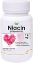 Nutraceuticals Niacin 14mg Vitamina B3 con Inositol 50mg Suplemento - 60 cápsulas Veg