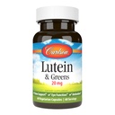 Carlson - Lutein " Greens, 20 mg, Vision Support " Eye Function, Antioxidant, 60 cápsulas vegetarianas